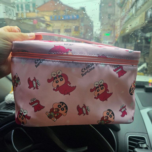 짱구 대용량 파우치,피크닉 가방,화장품 가방 이미지