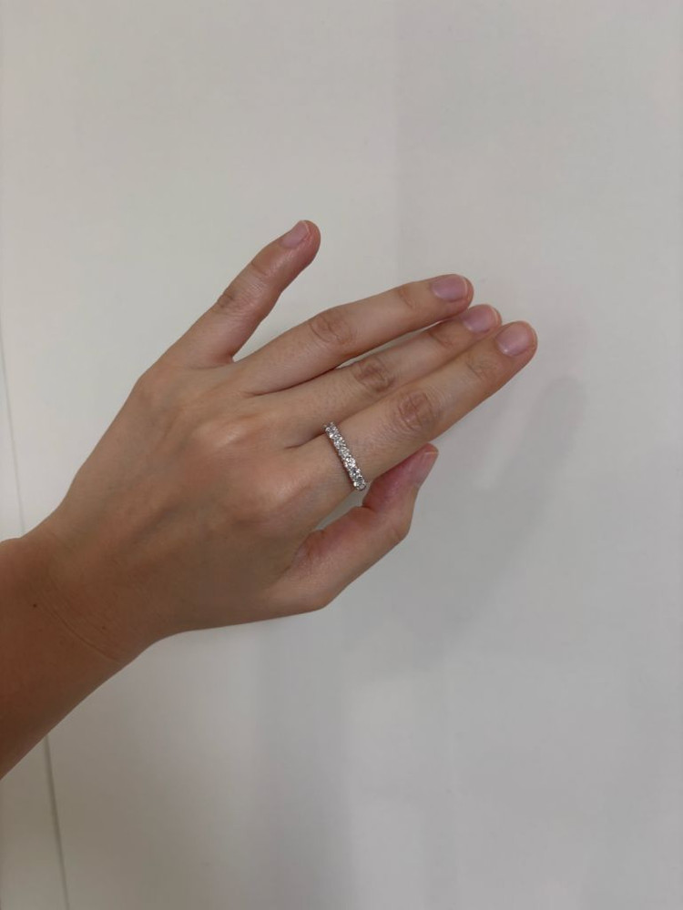 14k 랩다이아 1부 하프링(12호) 이미지