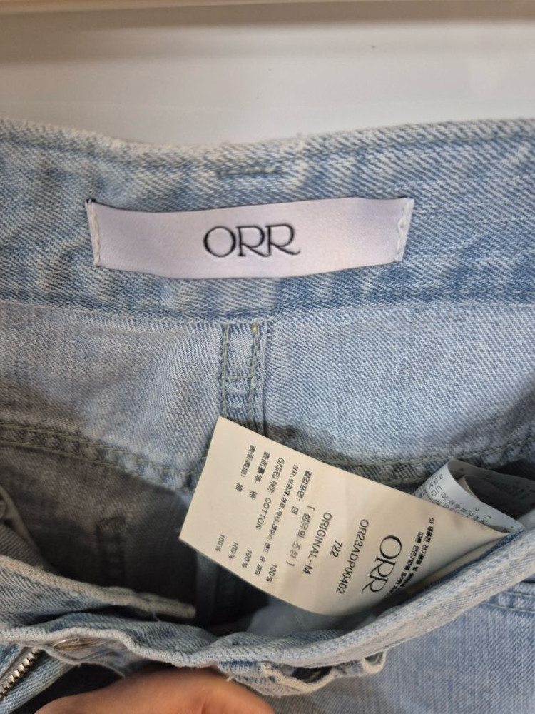 오르 ORR 722 스트레이트 데님 M 이미지