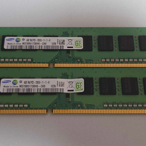DDR3 4GB 메모리 2개 이미지
