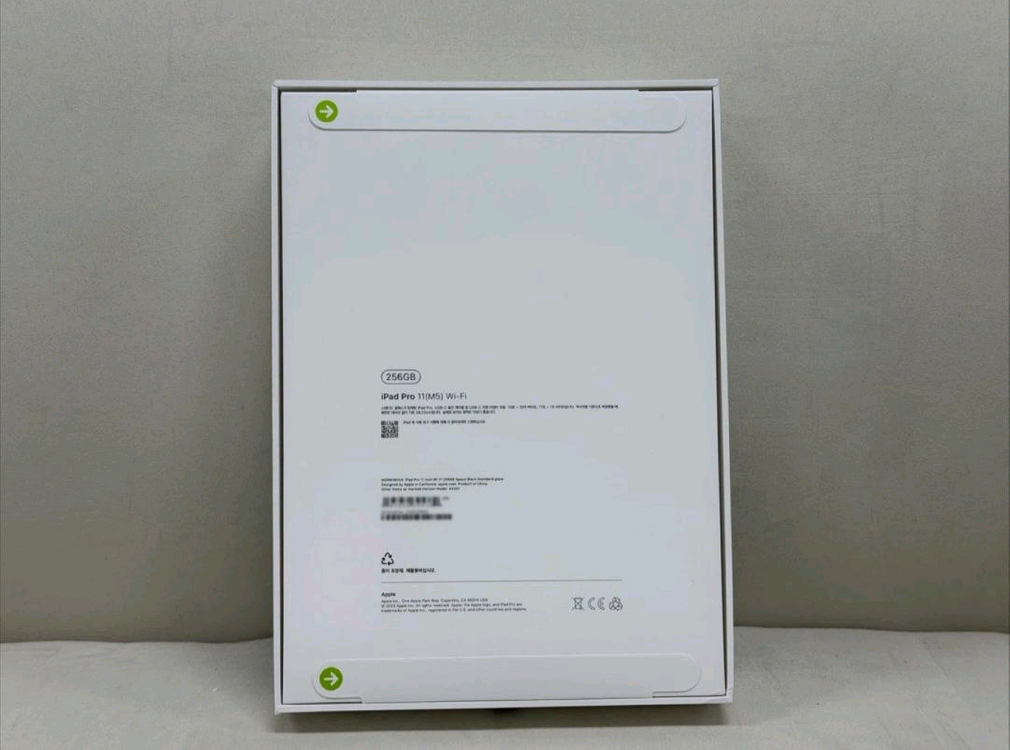 (미개봉)아이패드 프로11 M5칩 스페이스블랙 wifi 이미지