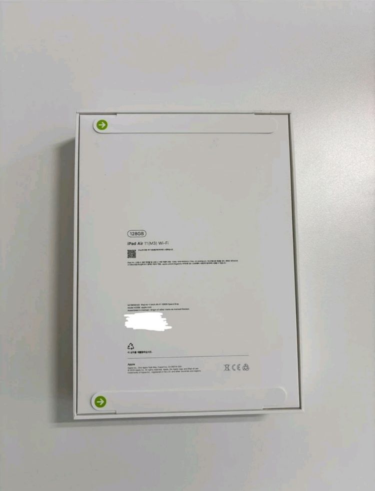 (미개봉)아이패드 에어11 M3칩 128GB Wifi 이미지