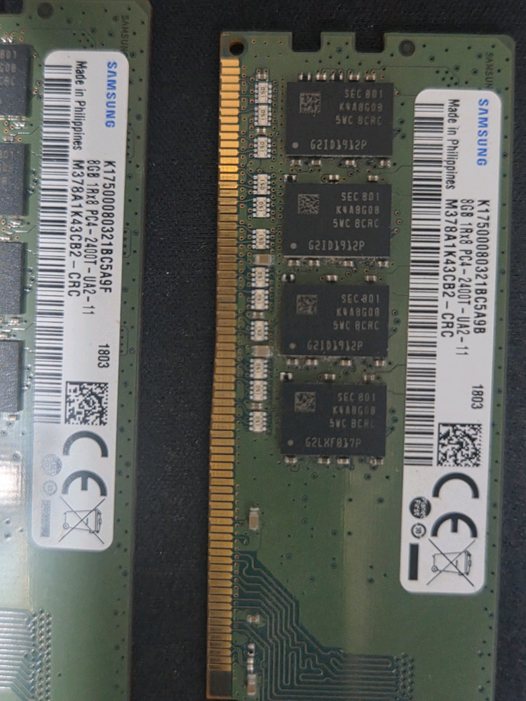 삼성 ddr4 8gbx8gb 16gb 이미지