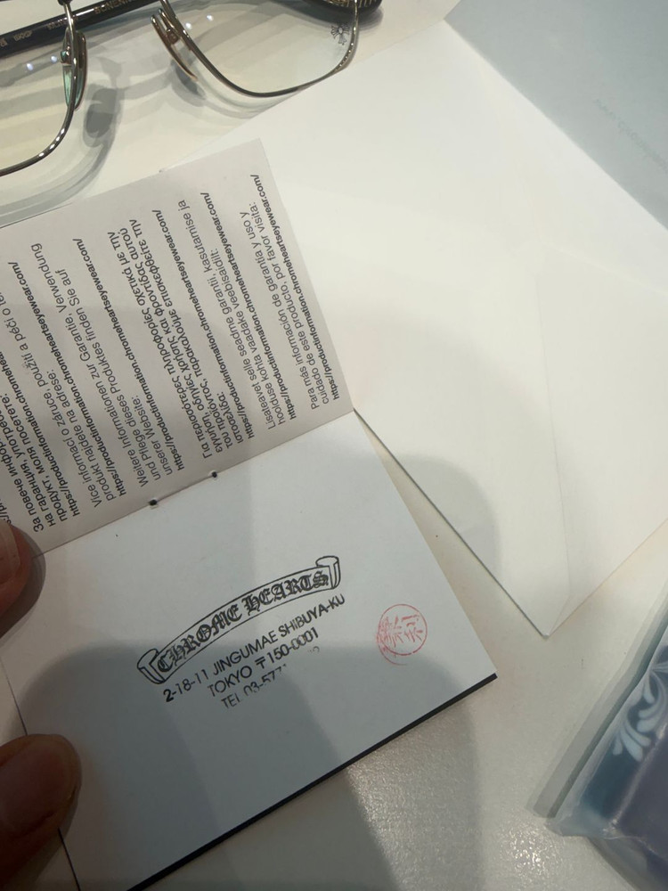 크롬하츠 보넨노이슈어2 블랙골드 (차은우안경) 시착2회 풀구성품 판매합니다! 이미지