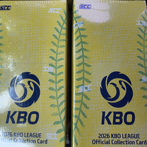 2026 KBO 카드 미개봉 박스 이미지