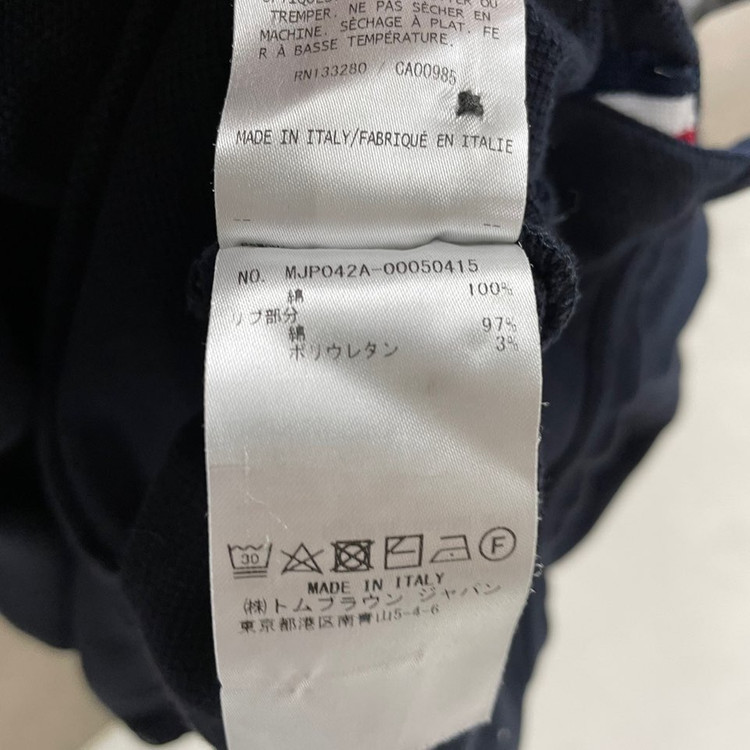 3 톰브라운 백삼선 반팔니트카라티셔츠 이미지
