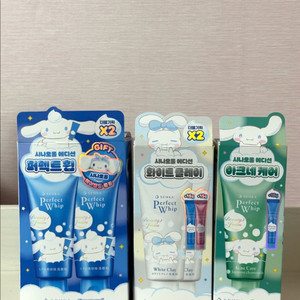(새상품) 센카 퍼펙트휩 시나모롤 에디션 클렌징폼 화이트 클레이 올리브영 폼클렌징 이미지