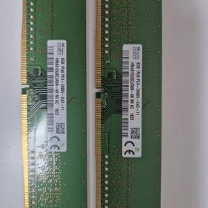 DDR4 8GB 2666 메모리 2개 일괄 택포 이미지
