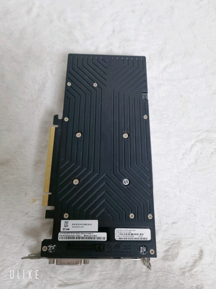 Palit GeForce GTX 1660 SUPER 6GB 그래픽 카드 이미지
