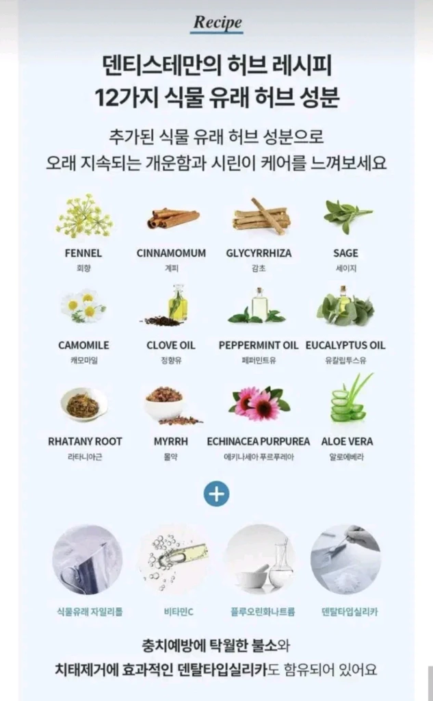 덴티스테 NEW 센서티브 케어 프리미엄 최신상 새제품 이미지