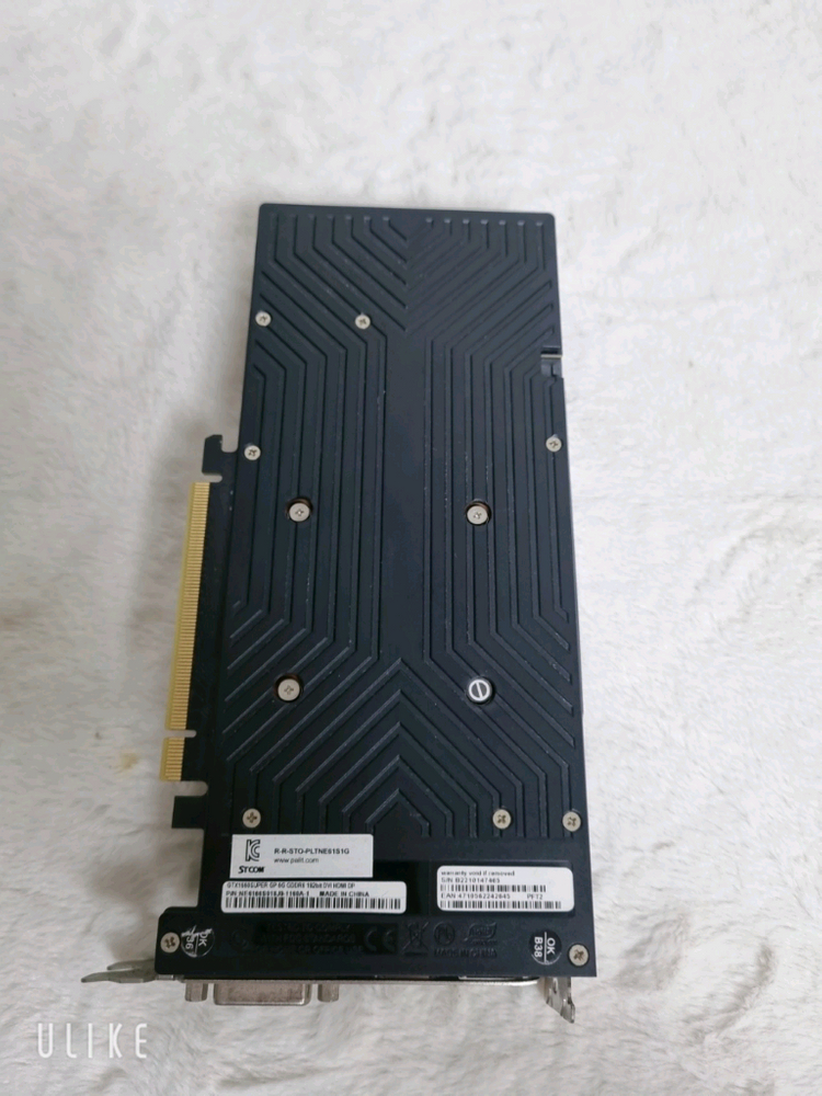 Palit GeForce GTX 1660 SUPER 6GB 그래픽 카드 이미지