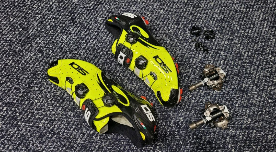 SIDI 시디 카본 MTB 클릿슈즈/시마노 XT 클릿페달 이미지