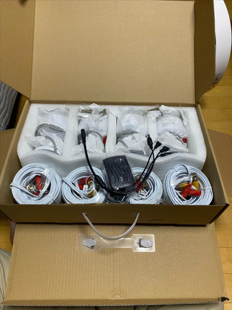 camplus cctv 500만화소 8채널 4카메라 이미지