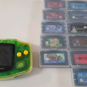 닌텐도 GBA 백라이트 및 영문판 복각 게임 일괄 이미지