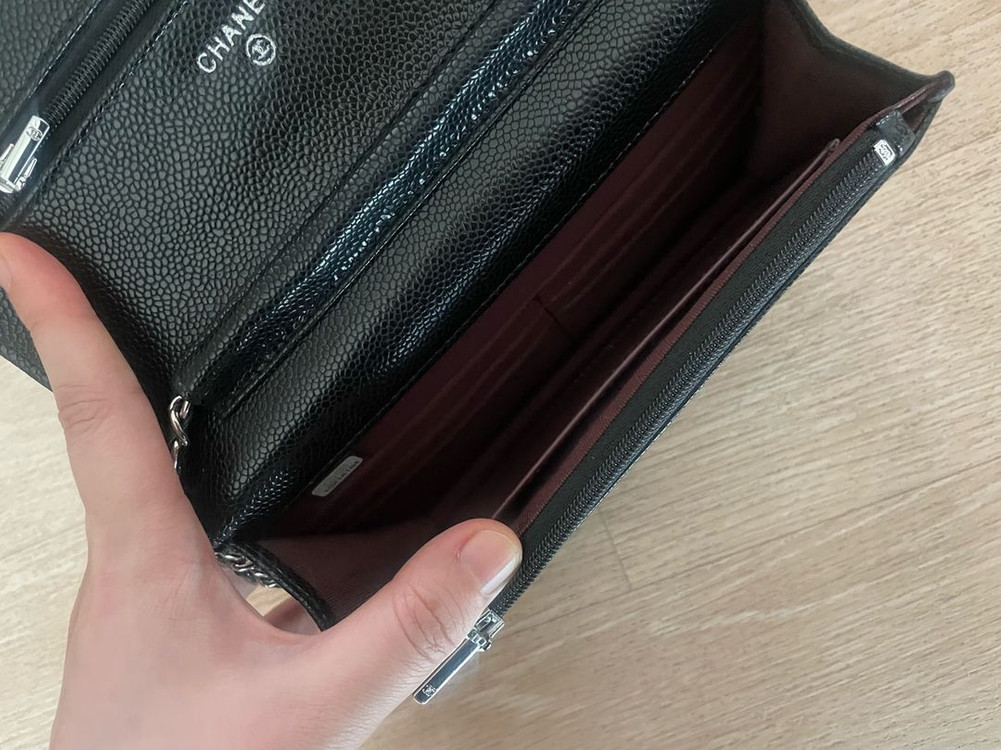 샤넬 캐비어 크로스백 (미사용) 이미지