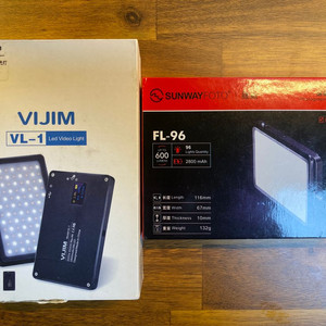 썬웨이 포토 FL-96 외 LED 지속광 조명 일괄 판매합니다. 이미지