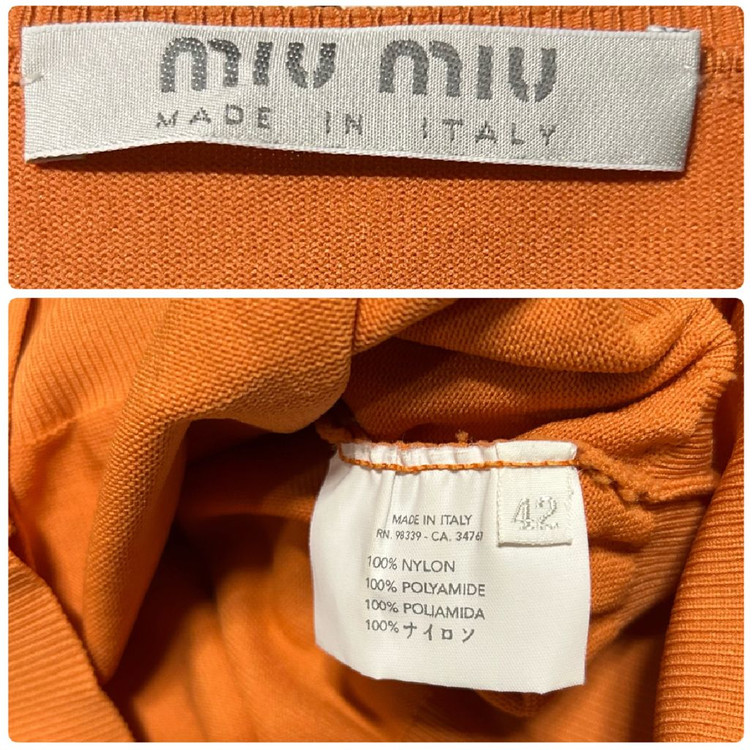 정품미우미우MADE IN ITALY miumiu반소매 가디건 이미지