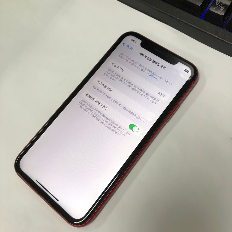 아이폰XR 64GB 레드 중고폰 배터리85% 서브폰 사진폰 211550 이미지