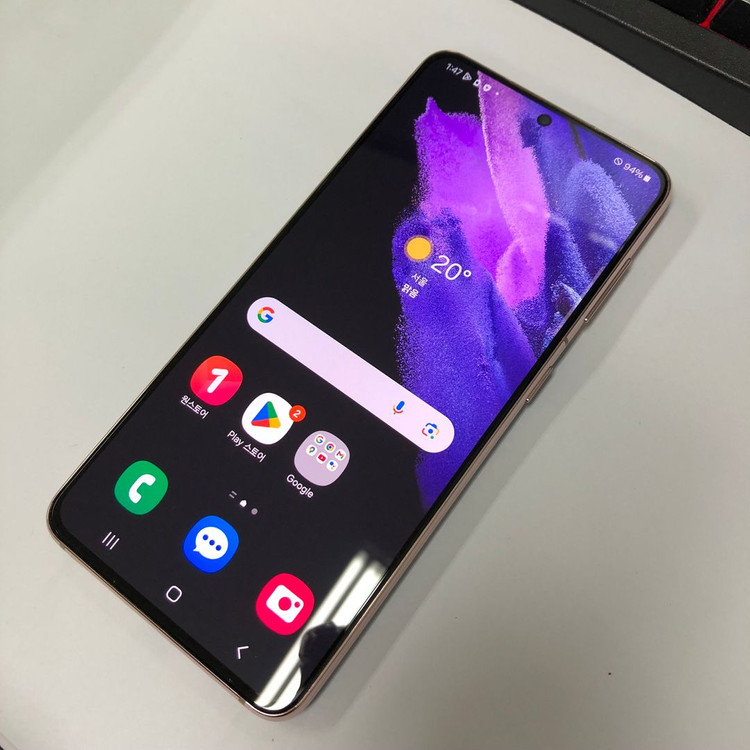 갤럭시S21 256GB 바이올렛 무잔상 중고폰 업무폰 메인폰 서브폰 세컨폰 213274 이미지