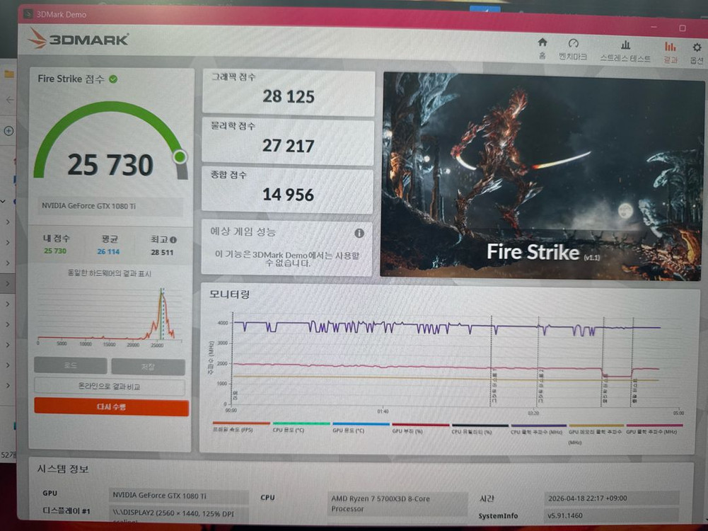 ASUS ROG STRIX GTX 1080Ti 판매 4060동급 이미지