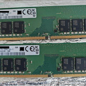 (새제품)삼성 RAM 16GB DDR4-3200AA 메모리 2개 이미지
