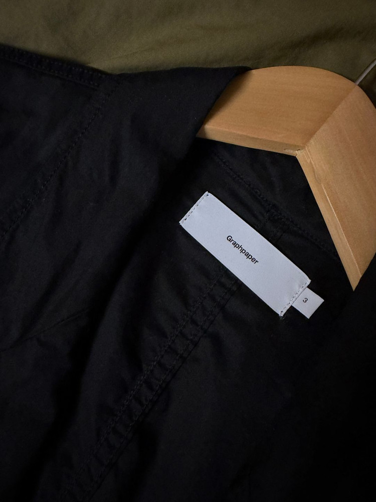 그라프페이퍼 26ss 자켓 (GARMENT DYED TYPEWRITER OVERSIZED JACKET) 이미지