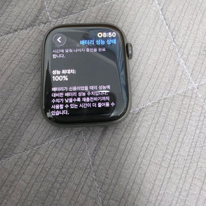 애플워치9 45mm 스테인리스(그라파이트) 이미지