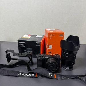 소니 a6400 카메라 + 16-50 세트 , + 18-105mm 렌즈 풀박스 이미지