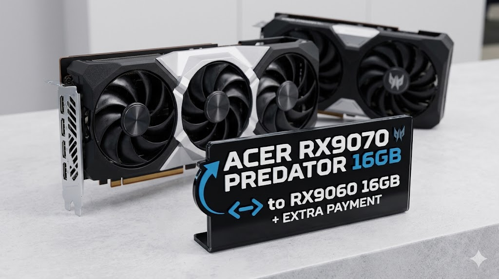 RX 9070 16GB <> RX 9060XT 16GB 추가금교환 합니다 이미지