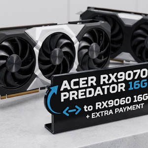 RX 9070 16GB <> RX 9060XT 16GB 추가금교환 합니다 이미지