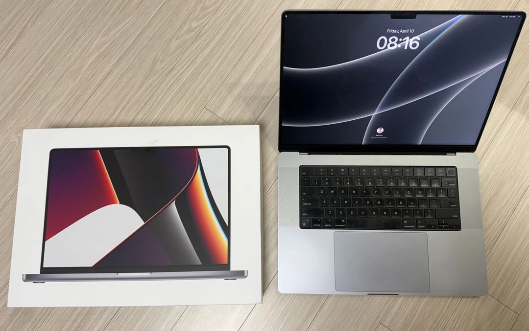 맥북 프로 16인치 M1 Pro 16GB 1tb 풀박 이미지