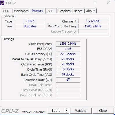 AFOX DDR4 3200 8GB 1X 팝니다 이미지