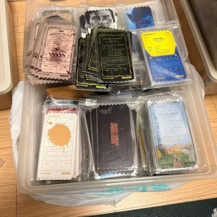 바빌론 아트카드 필름마크 오리지널티켓 오티 브래드피트 마고로비 영화포스터 이미지