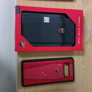 삼성 갤럭시 노트8 256GB 미드 나잇 블랙(모델명: SM-N950N)+두카티 블랙 플립커버 가죽 케이스(새상품) 이미지