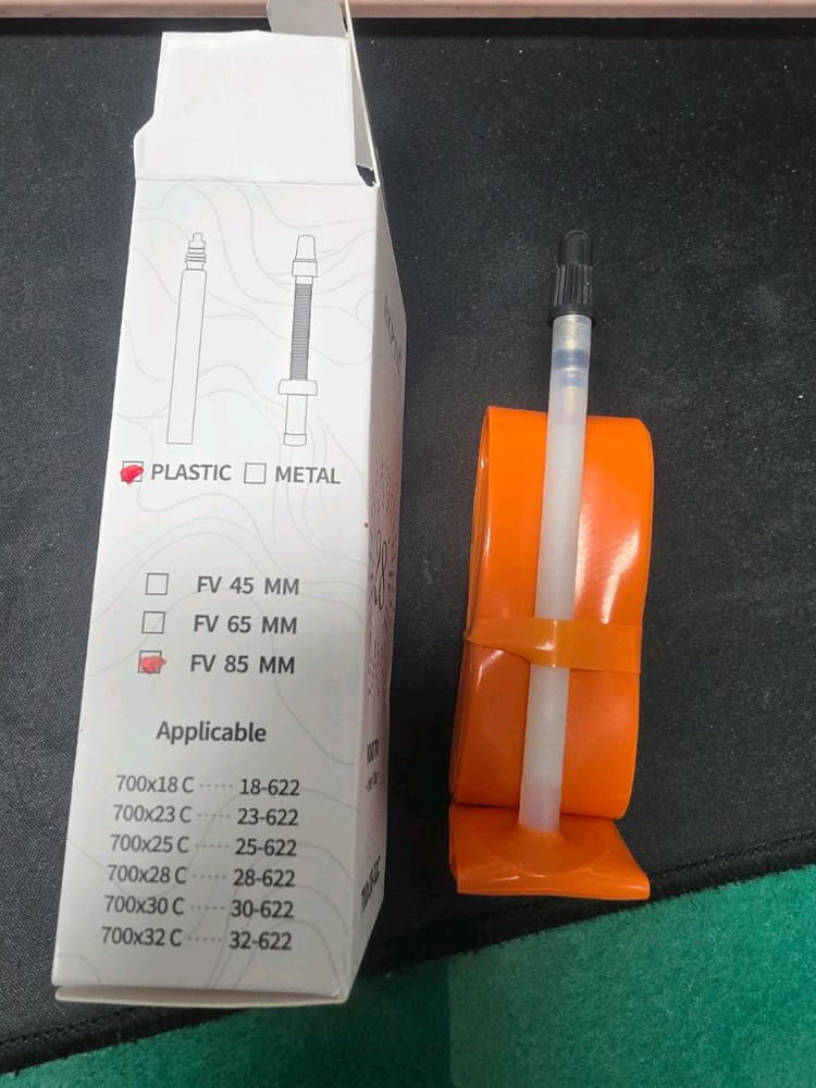 로드튜브 초경량 28그램 TPU 튜브 벨브 85mm 이미지