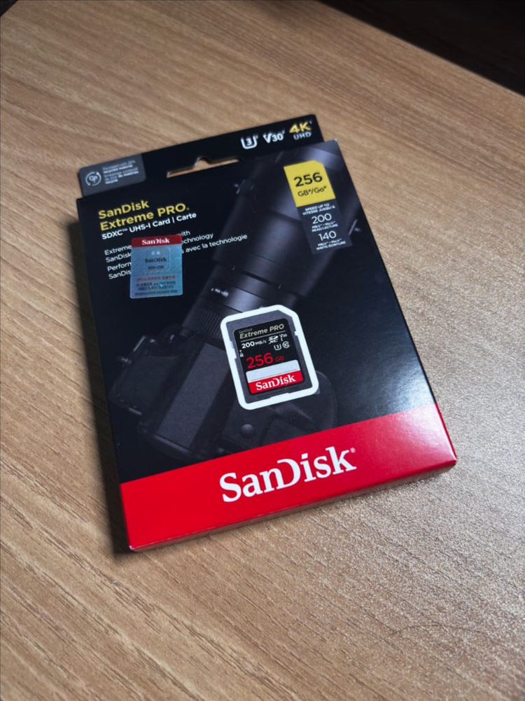 샌디스크 메모리카드 256GB(미개봉) 이미지