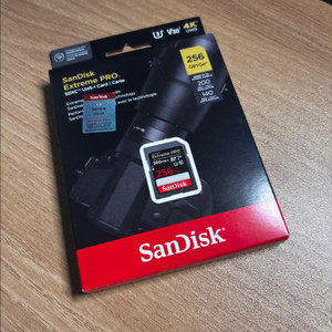 샌디스크 메모리카드 256GB(미개봉) 이미지