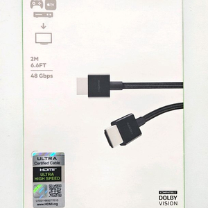 [미개봉] 벨킨 Ultra High Speed HDMI 2.1 AV20176bt2M 이미지