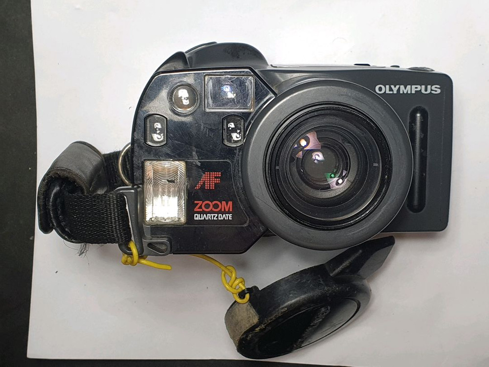 택포/올림푸스 IZM300 캠코더형 필름카메라 / 빈티지 레트로 로모 앤틱 y2k 일본 감성 필카 촬영 사진 이미지