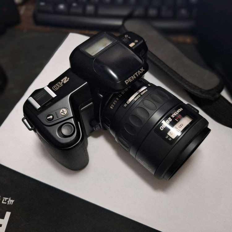 가방+렌즈+배터리 필름카메라 세트/펜탁스 Z-10 28-80mm 빈티지 레트로 로모 앤틱 y2k 일본 감성 필카 이미지