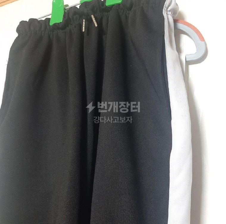 30-32)힙합브랜드 OVDY 화이트 힙합/와이드 팬츠 이미지