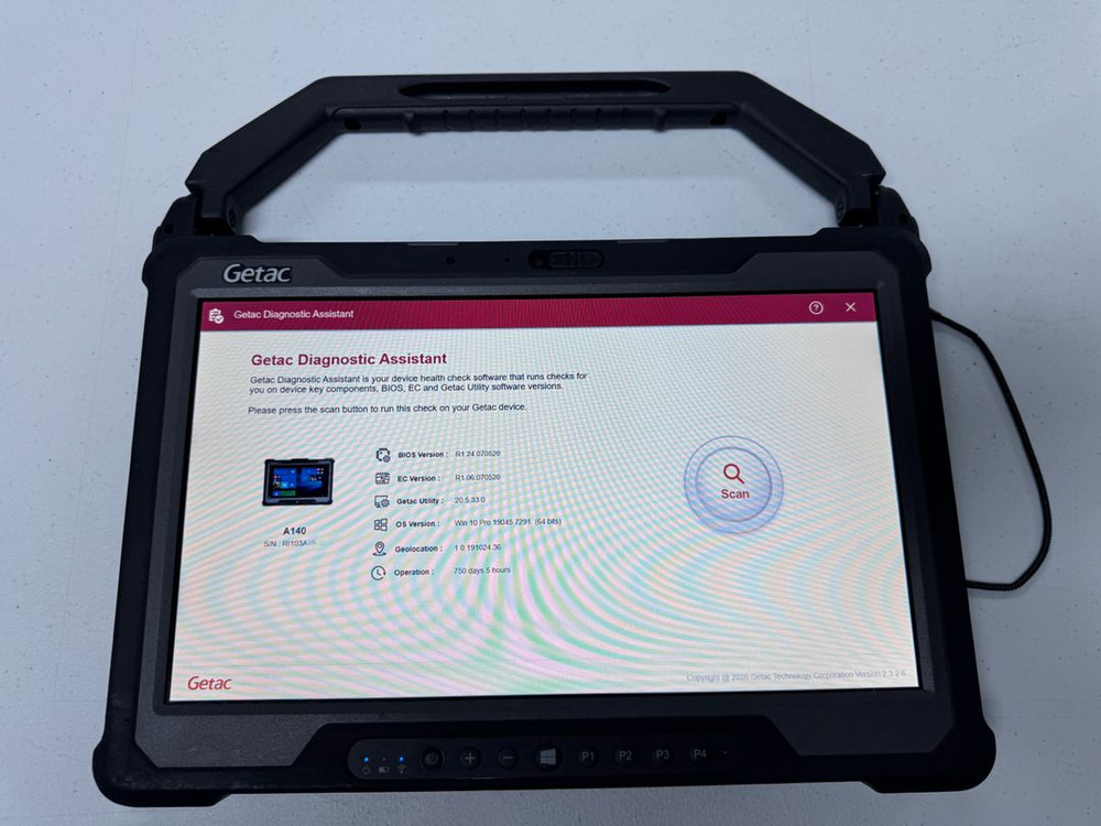 GETAC A140 14인치 풀러기드태블릿, 오피스용 도킹스테이션 이미지