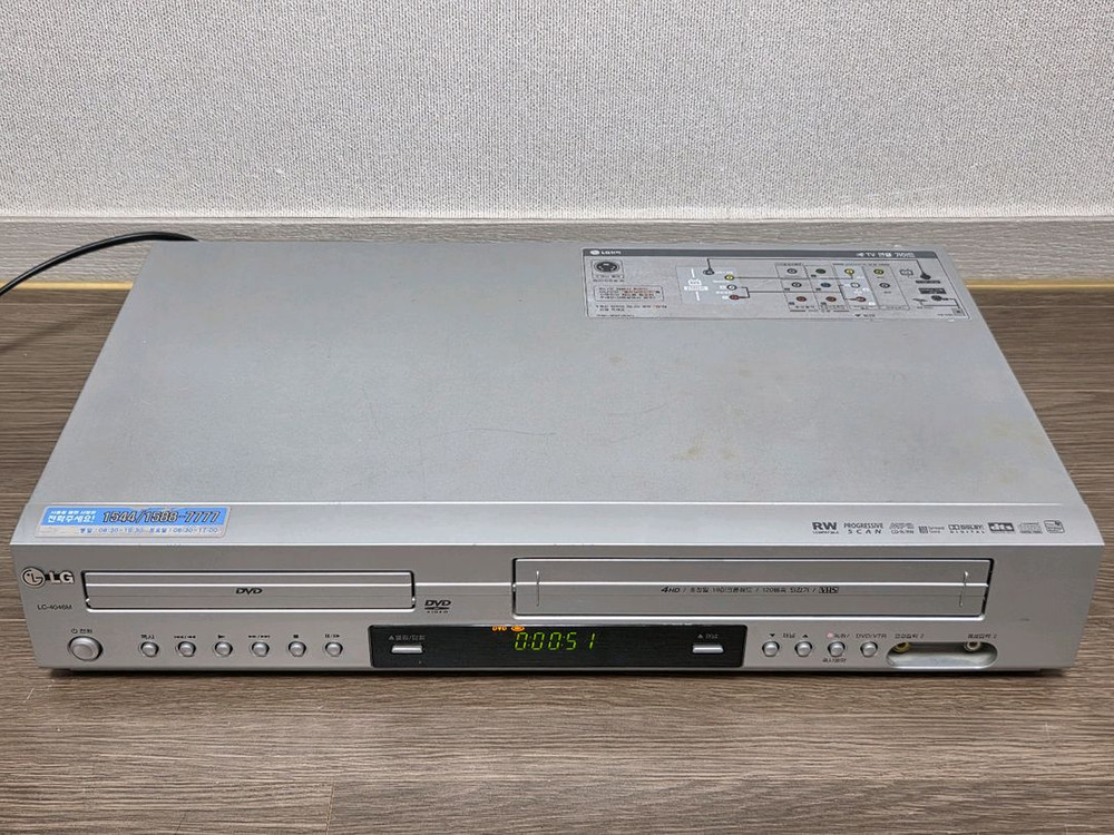 LG DVD/VTR 플레이어,리모컨 포함 이미지