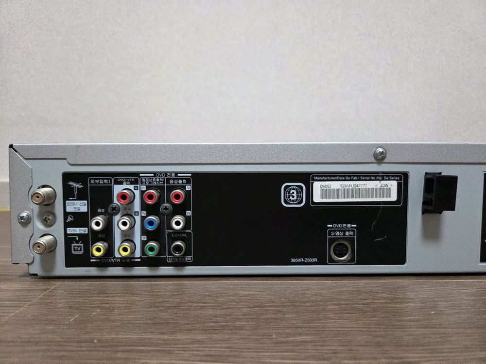 LG DVD/VTR 플레이어,리모컨 포함 이미지
