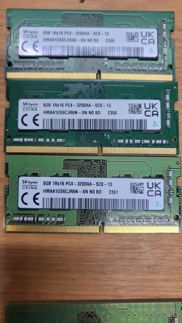 노트북 램 DDR5 16G DDR4 8G 방출합니다. 이미지