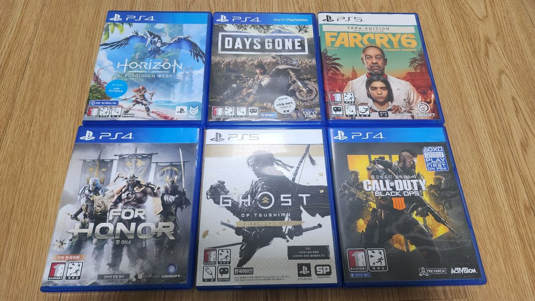PS4/PS5 게임 타이틀 모음 이미지
