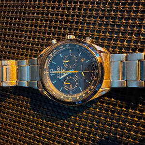 SEIKO 세이코 크로노그래프 남성메탈시계 SSB091P1 이미지