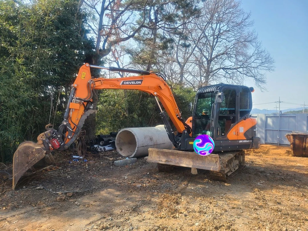 두산 굴삭기 DX65MT-7 2024년식 750시간 가동 회링,집게 장착~! 이미지