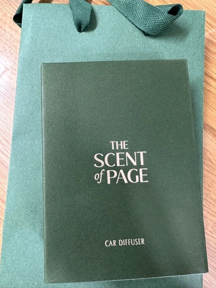 The Scent of Page 차량용 방향제 교보문고 시그니처 향 이미지