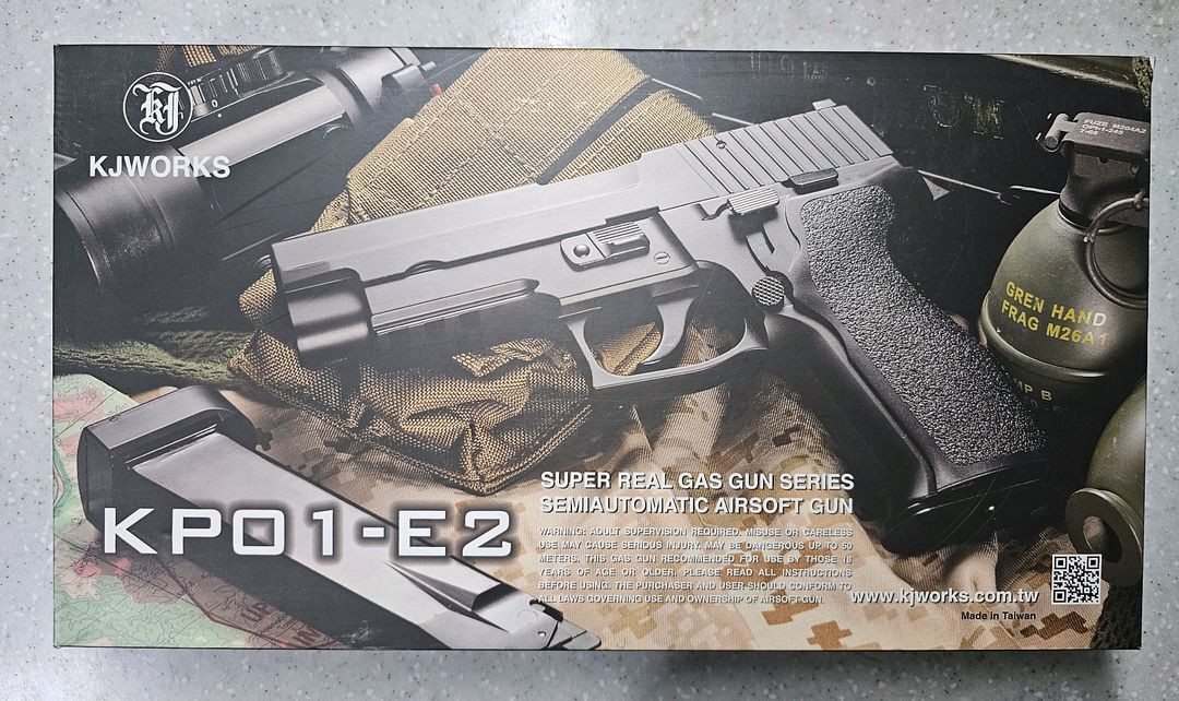 kjw p226 gbb 풀메탈 핸드건 이미지